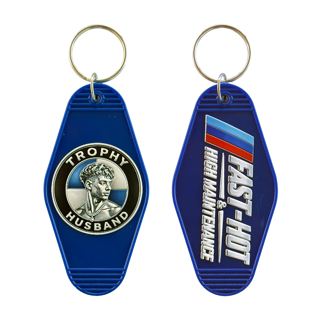 Trophy Husband X Car Keys Vintage  Keychain Collection 5 Pc Set