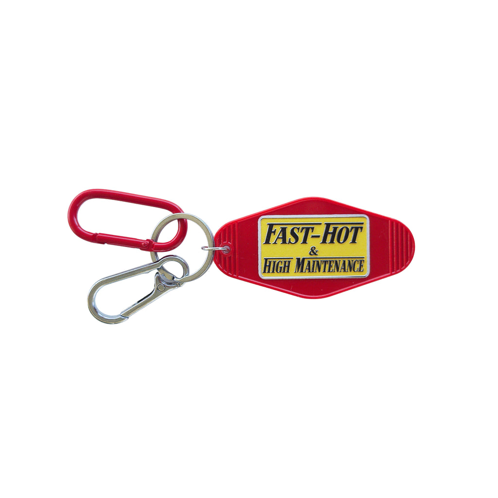F•rrari x Trophy Husband Car Brand Keychain Bag Charm Stainless Steel Carabiner and Matching Color Clip FREE SHIPPING