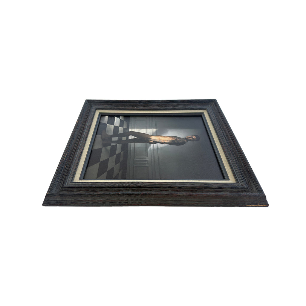Cooper Between Light and Shadow Canvas Art Print Vintage Frame 11"x14" One of Kind