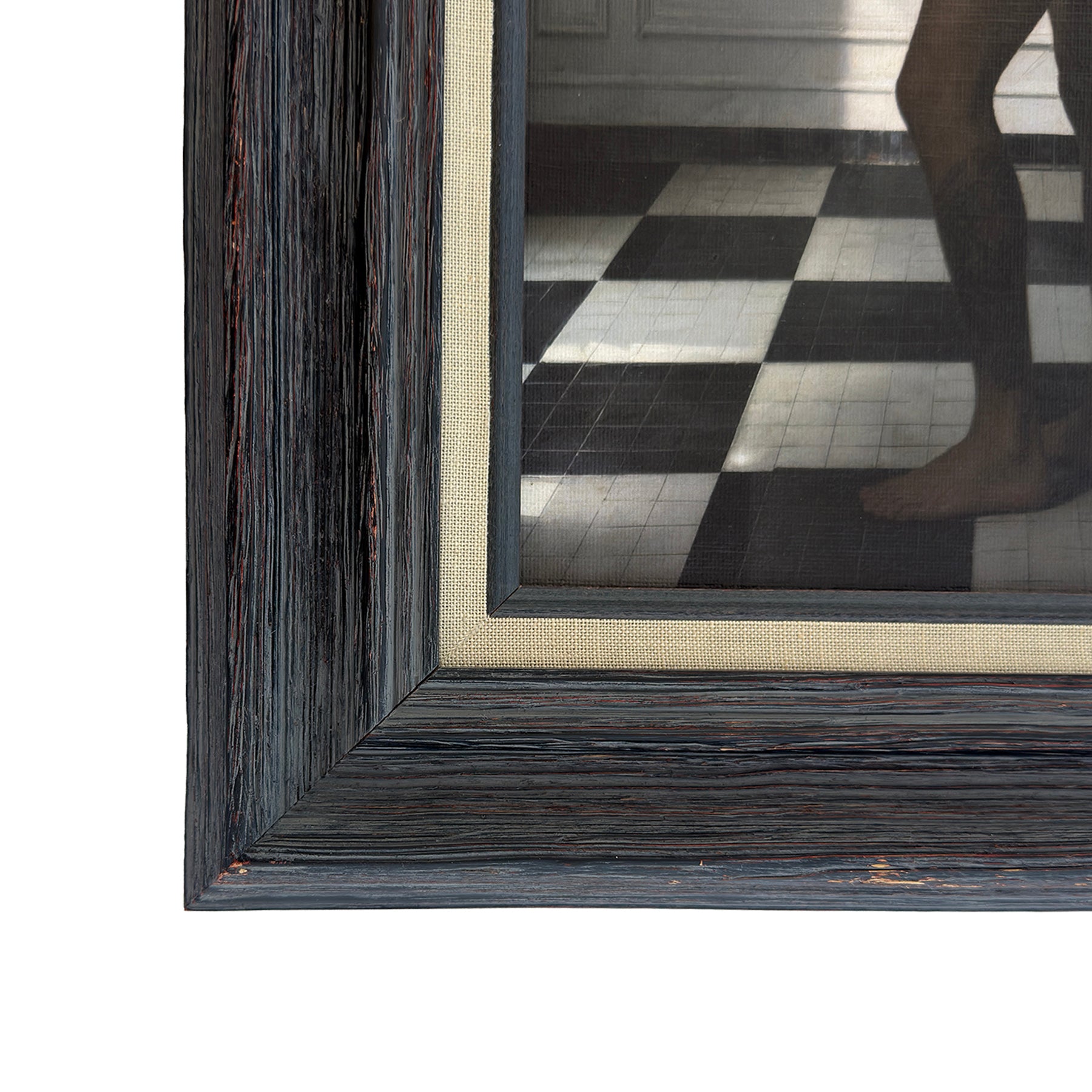 Cooper Between Light and Shadow Canvas Art Print Vintage Frame 11"x14" One of Kind