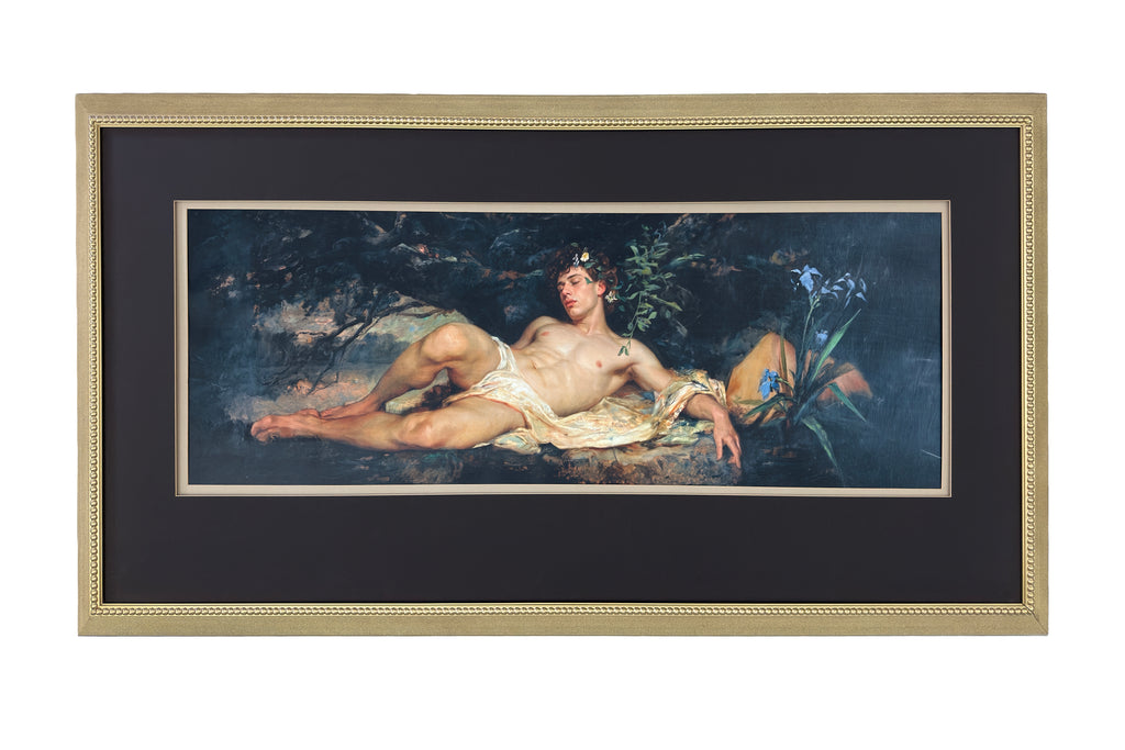 Blake as The Death of Narcissus 33"x60" Framed Wall Art
