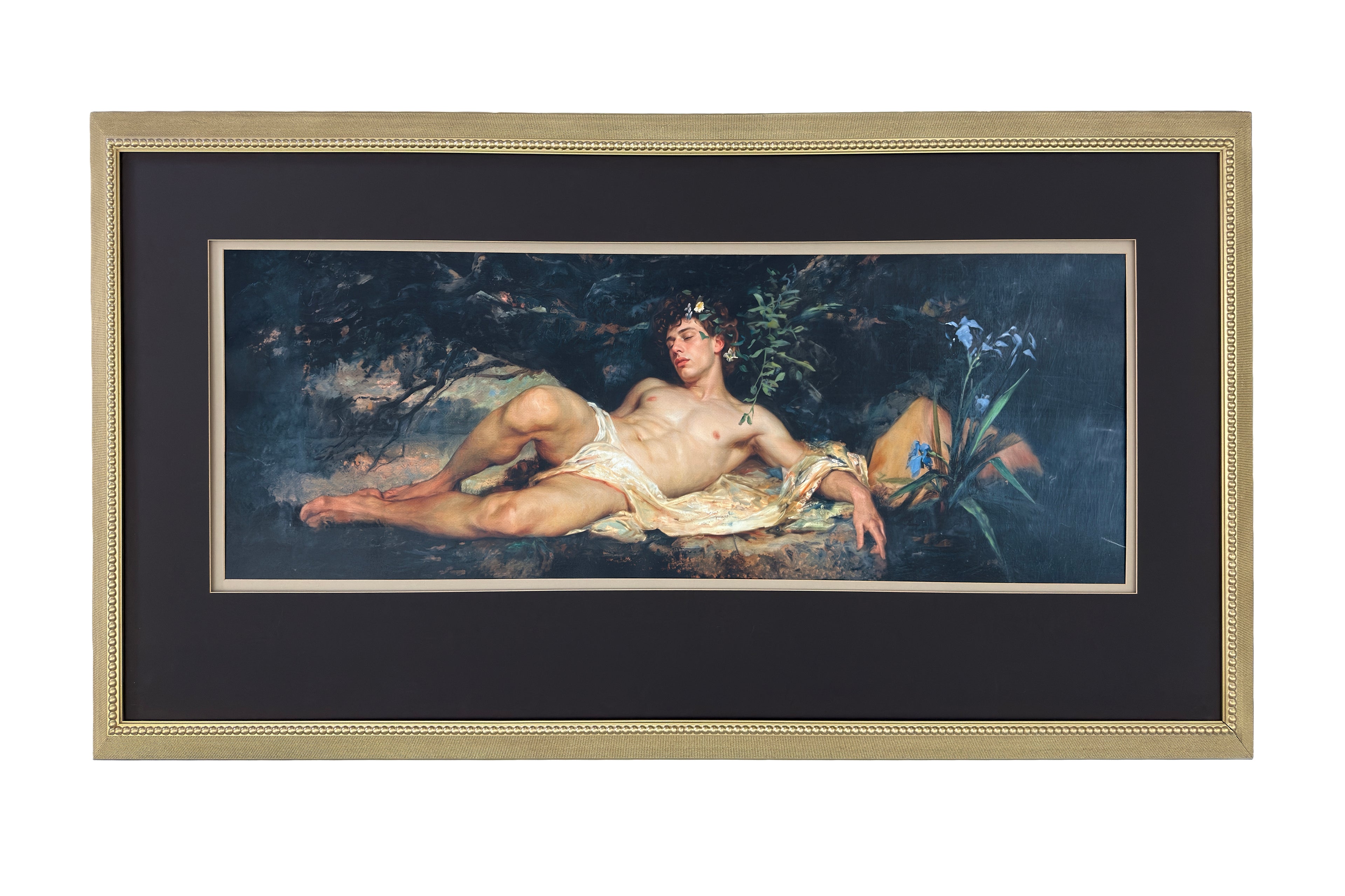 Blake as The Death of Narcissus 33"x60" Framed Wall Art