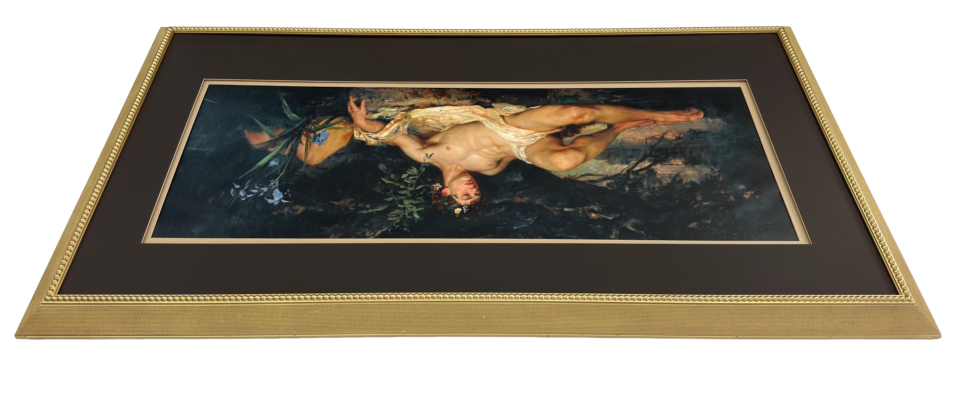 Blake as The Death of Narcissus 33"x60" Framed Wall Art