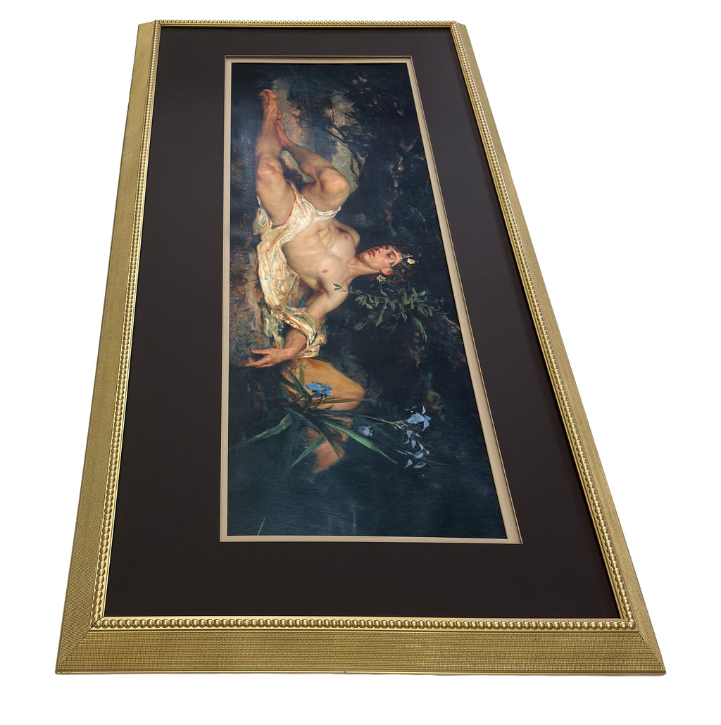 Blake as The Death of Narcissus 33"x60" Framed Wall Art
