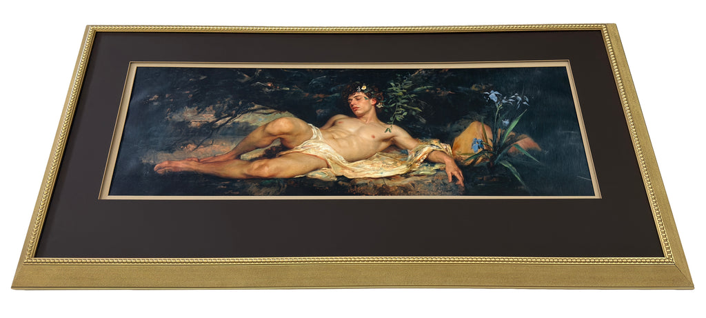 Blake as The Death of Narcissus 33"x60" Framed Wall Art