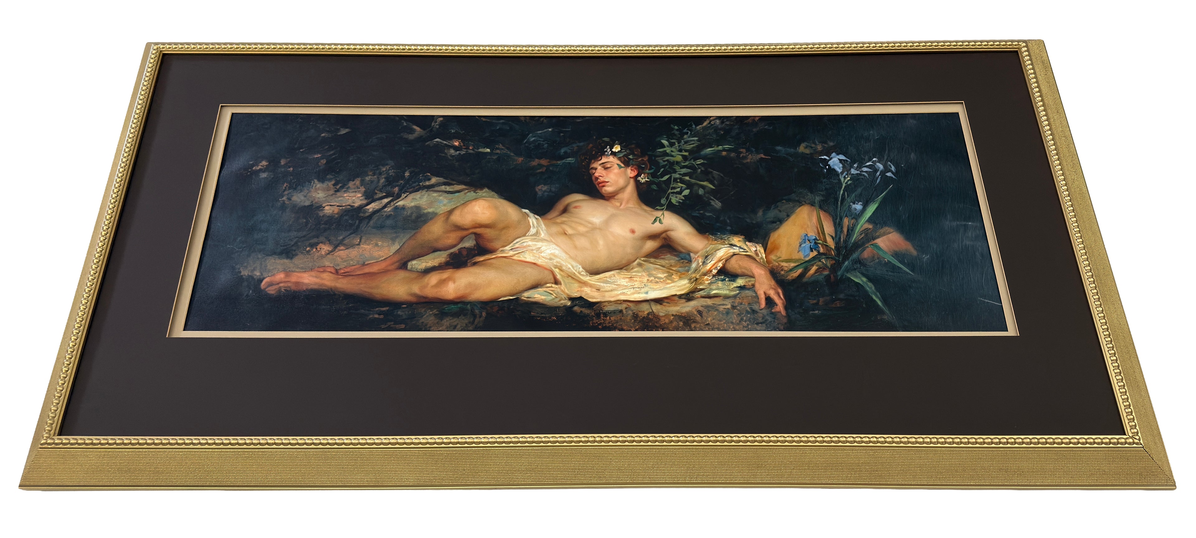 Blake as The Death of Narcissus 33"x60" Framed Wall Art