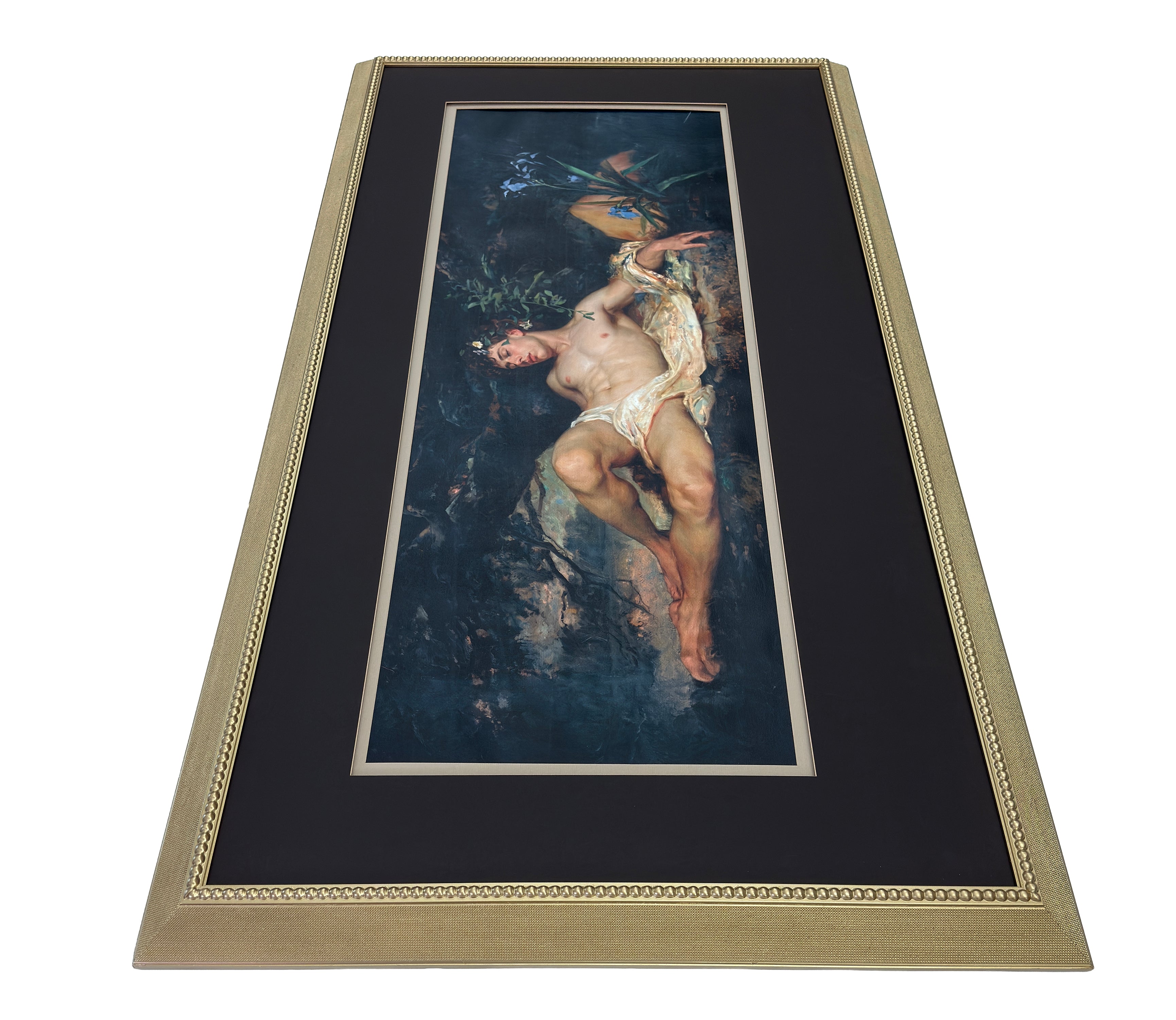 Blake as The Death of Narcissus 33"x60" Framed Wall Art