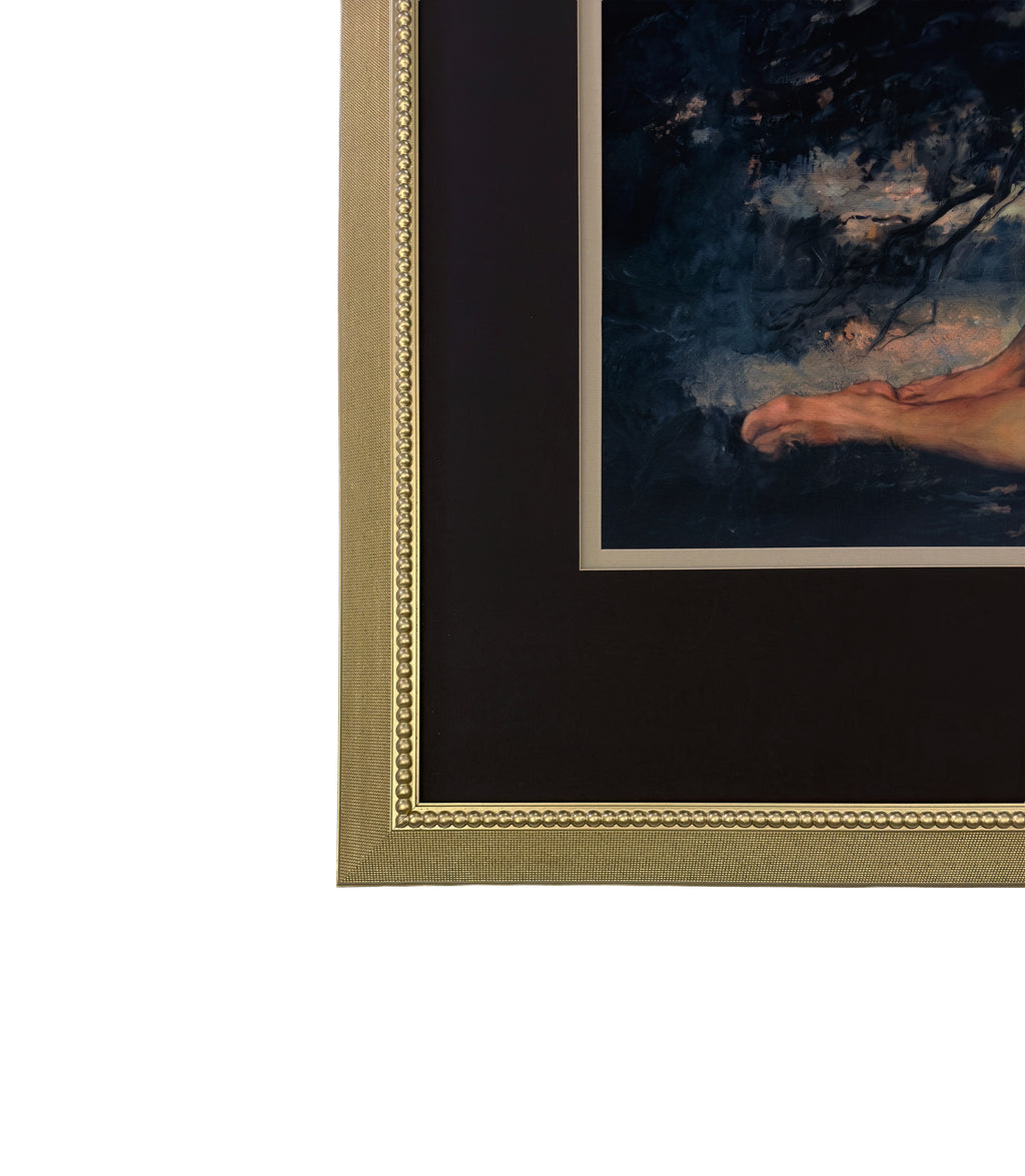 Blake as The Death of Narcissus 33"x60" Framed Wall Art