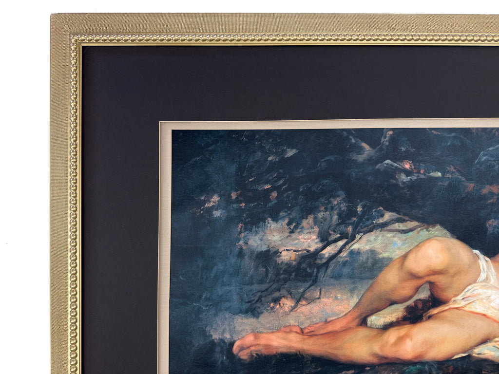 Blake as The Death of Narcissus 33"x60" Framed Wall Art