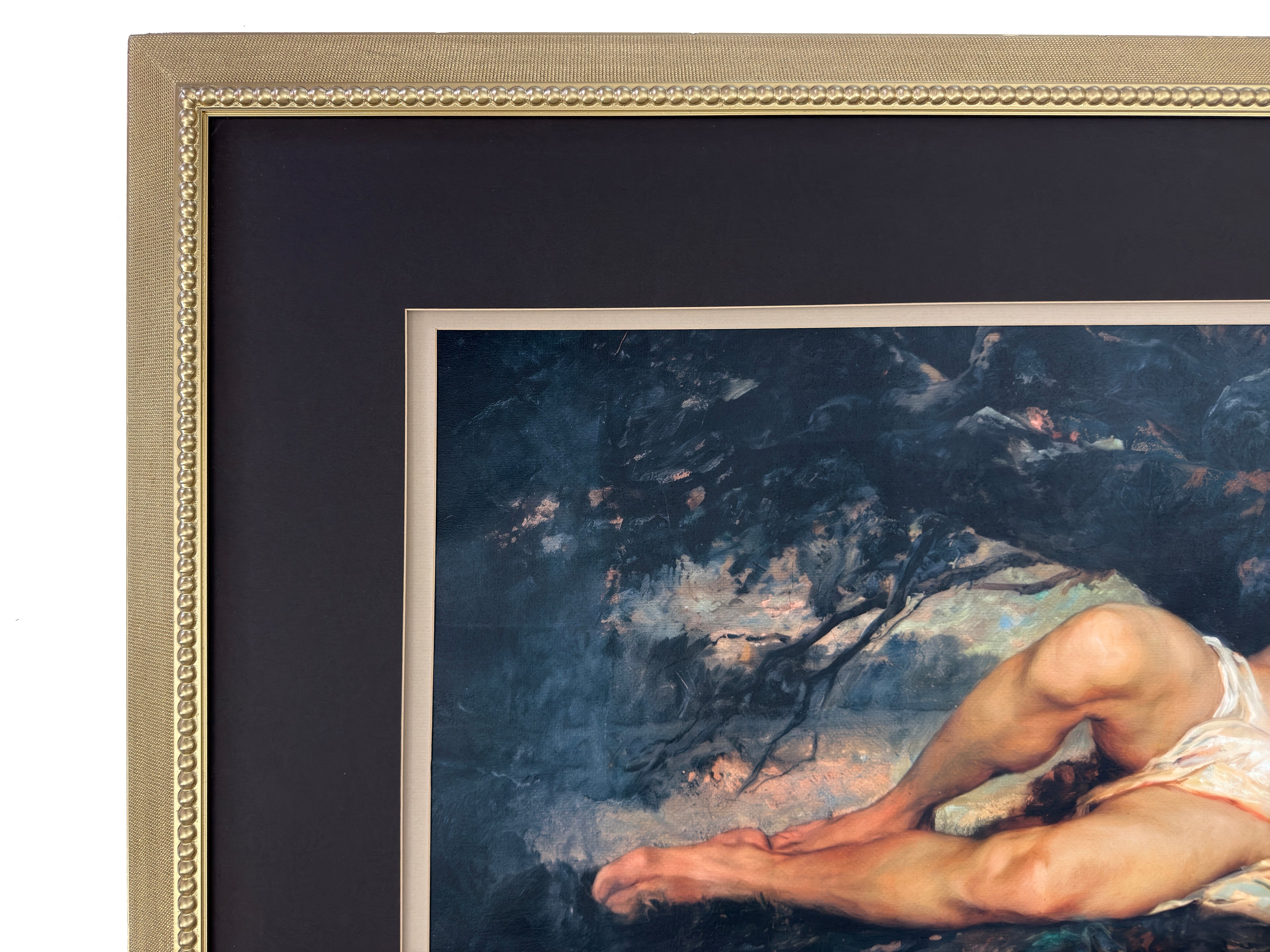 Blake as The Death of Narcissus 33"x60" Framed Wall Art