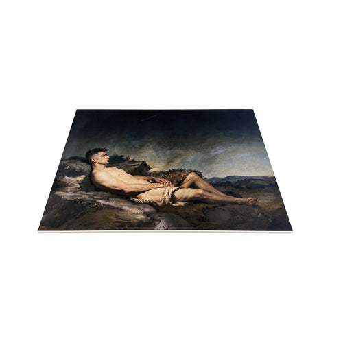 Alex as Sleeping Shepard Canvas Board Art Print