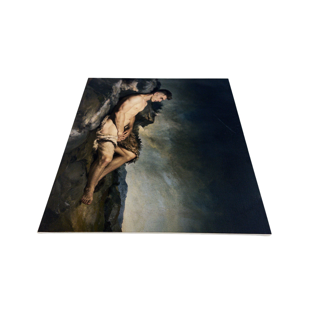 Alex as Sleeping Shepard Canvas Board Art Print