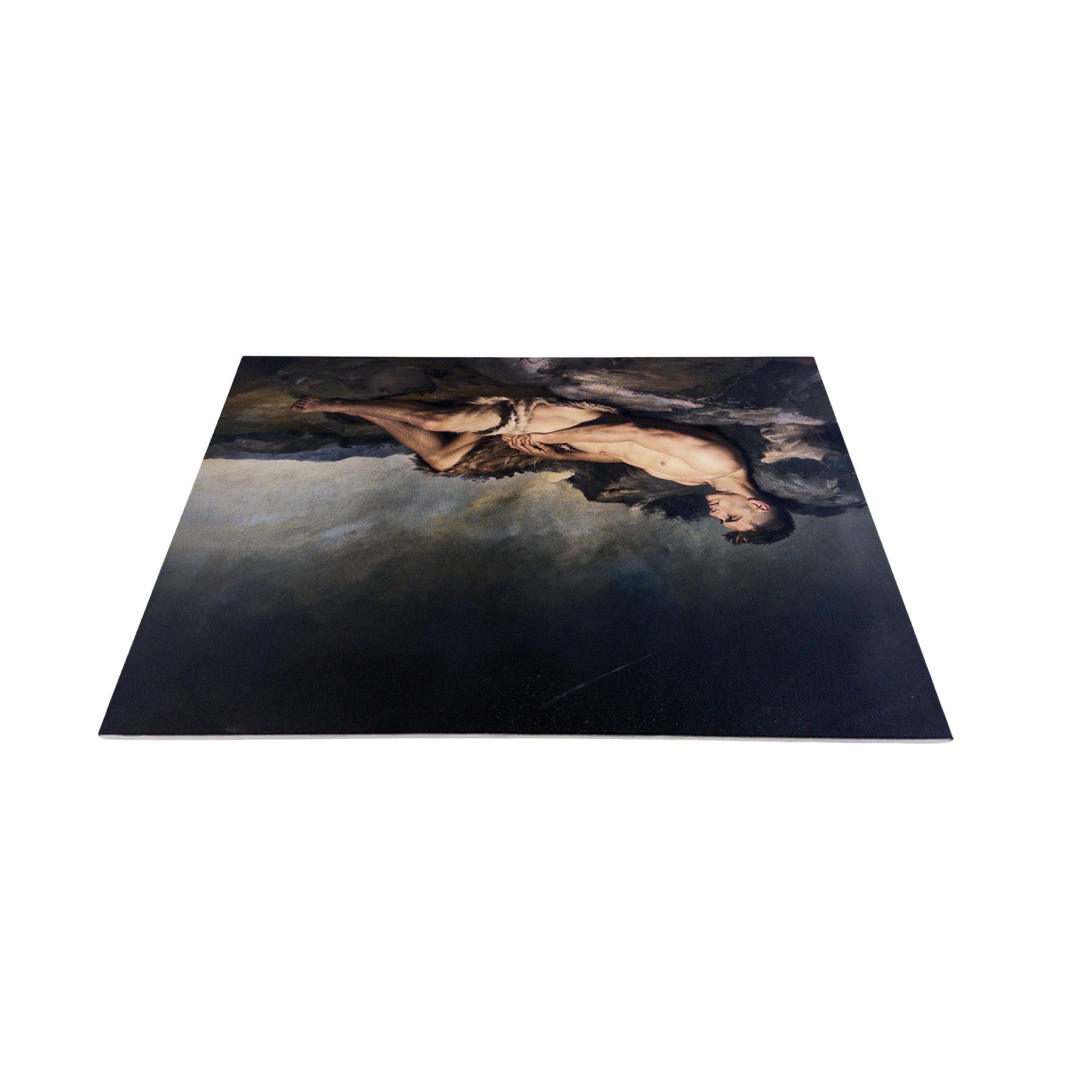 Alex as Sleeping Shepard Canvas Board Art Print