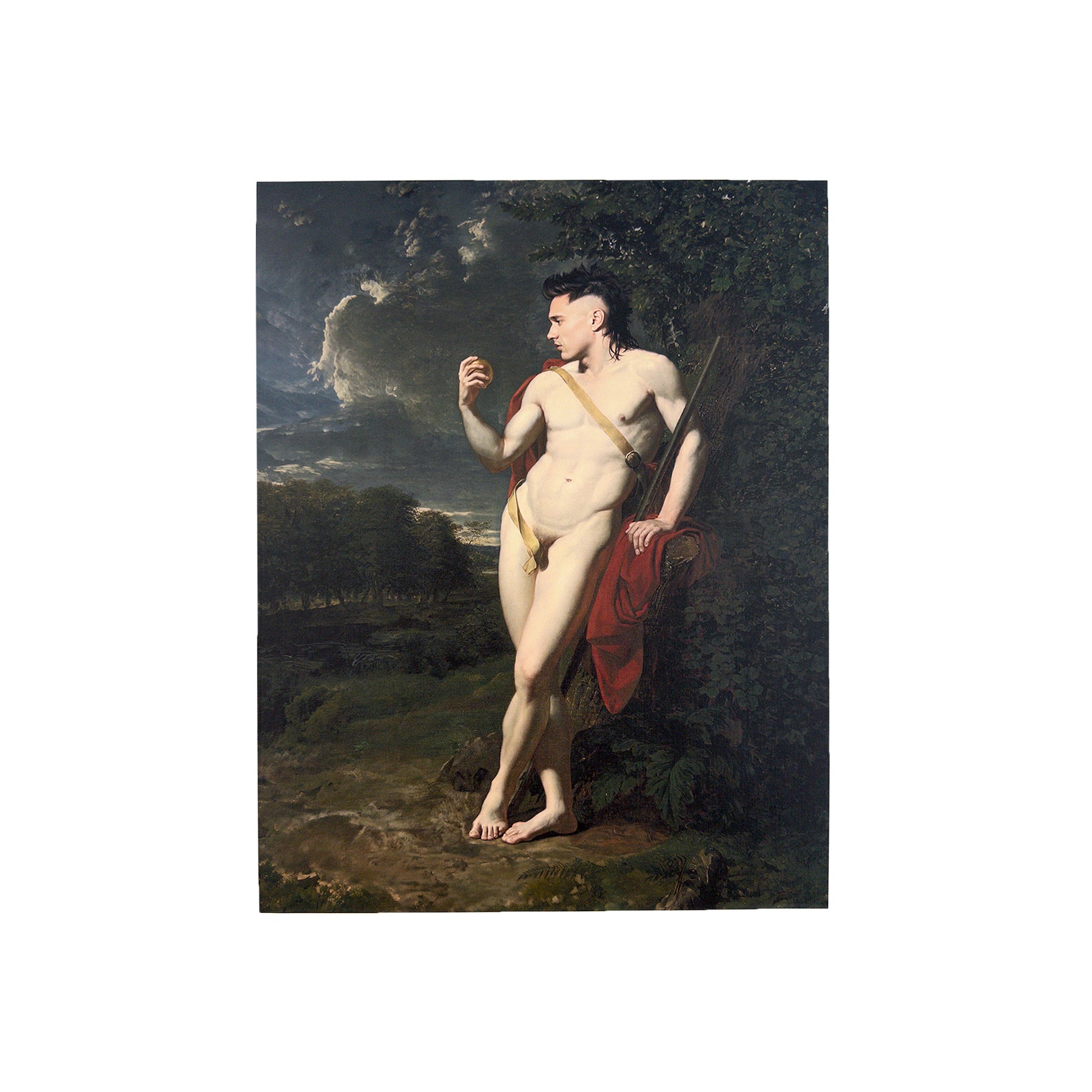 Saxon as Paris Canvas Board Print Multiple Sizes Available