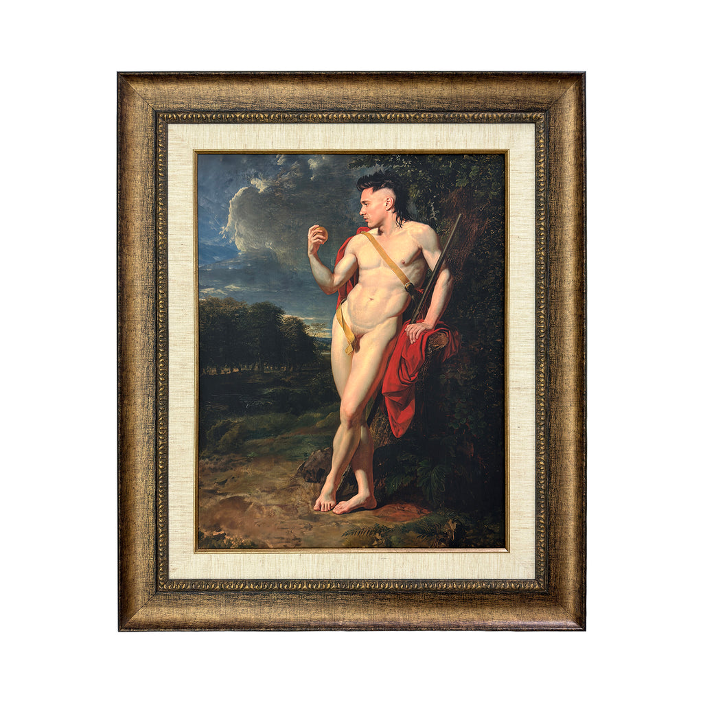 Saxon as Paris 32"x36" Vintage Frame