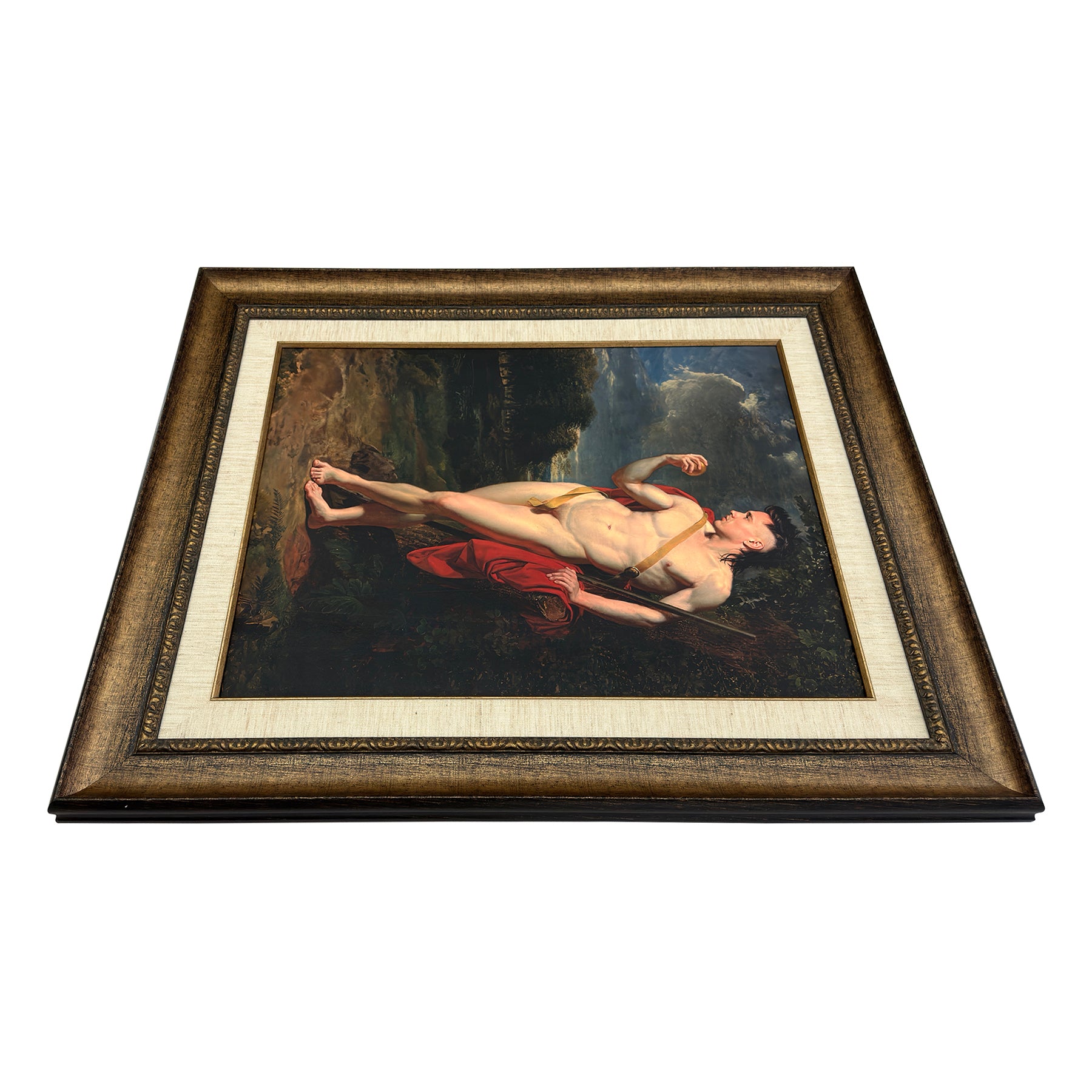 Saxon as Paris 32"x36" Vintage Frame