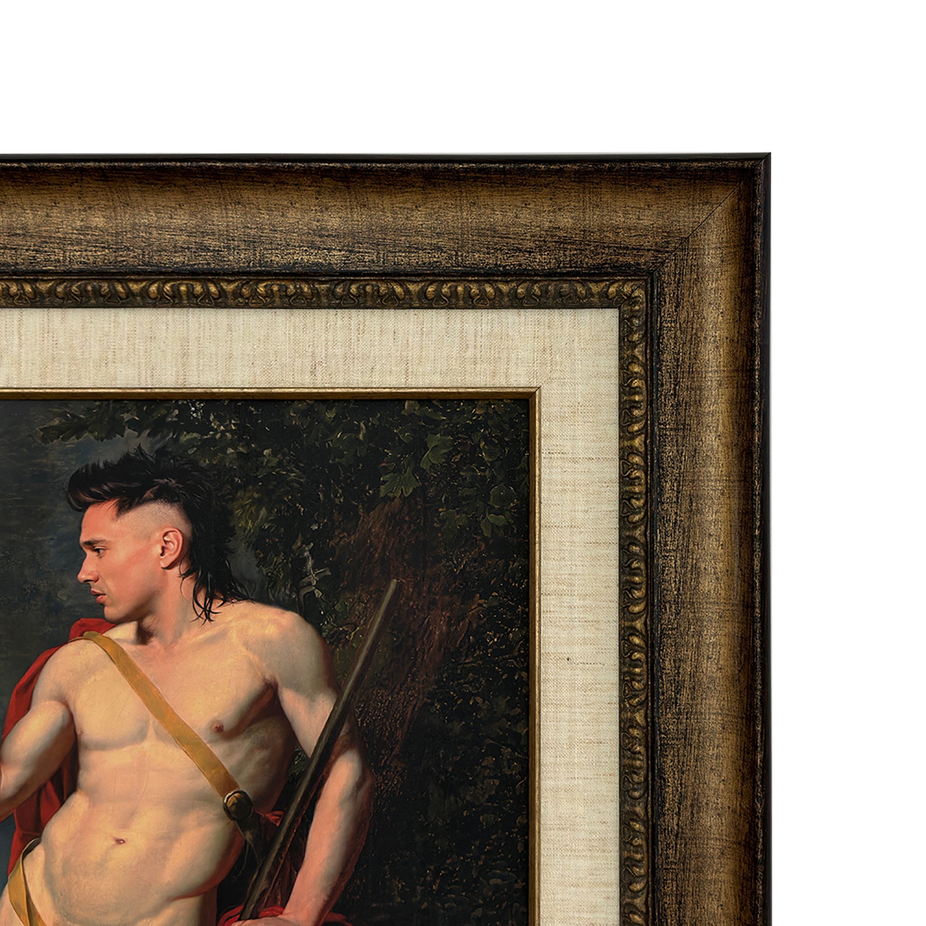 Saxon as Paris 32"x36" Vintage Frame