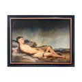 Alex as Sleeping Shepherd Stretch Canvas 23"x31" Restored Custom Painted  Frame 28"x37"