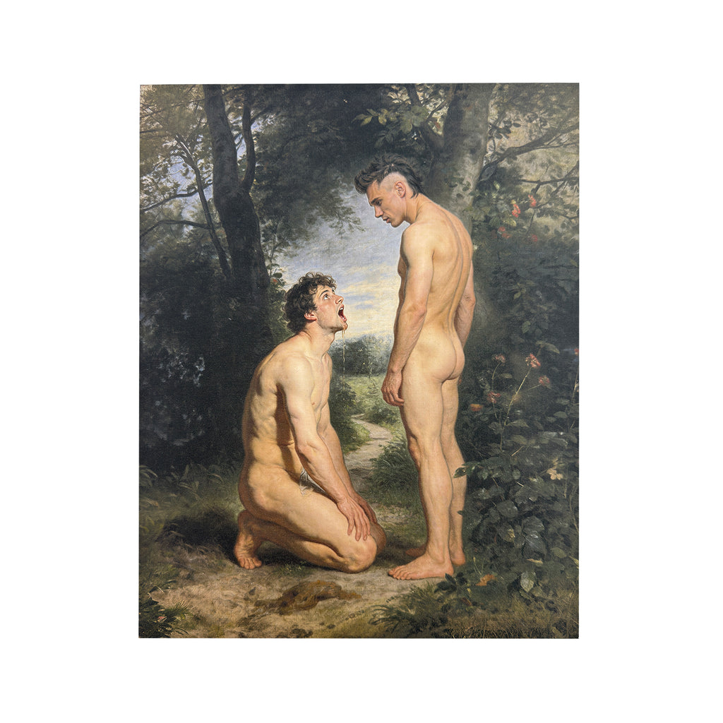 The "Supplicant" Original Art Canvas Board Print Multiple Sizes