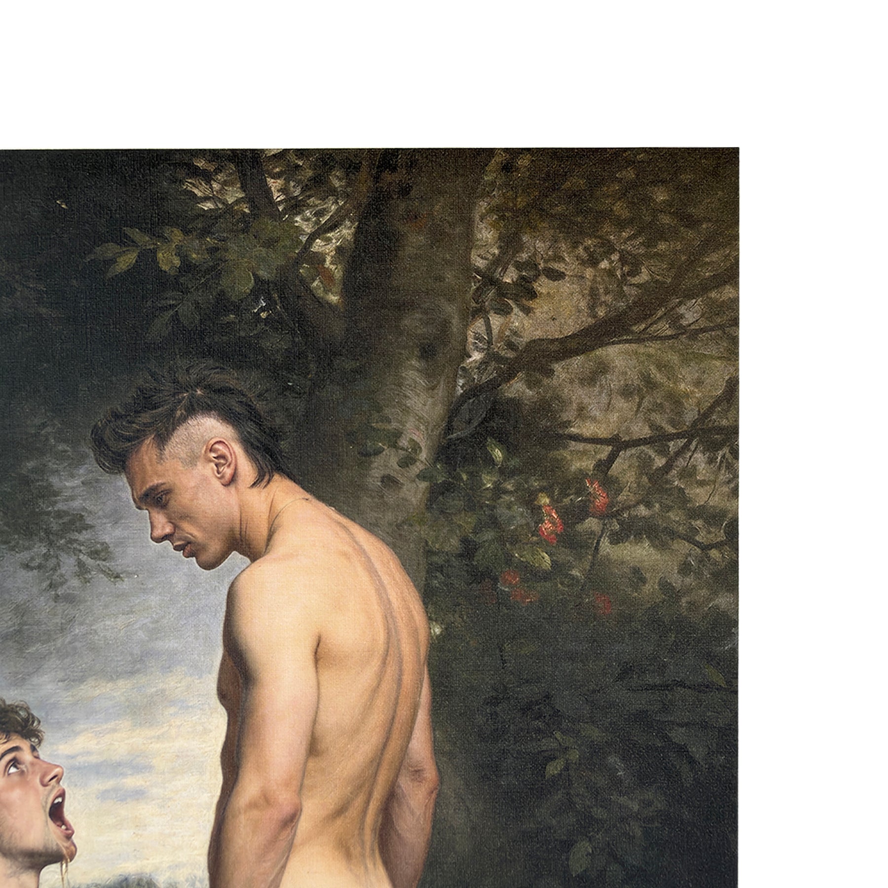 The "Supplicant" Original Art Canvas Board Print Multiple Sizes