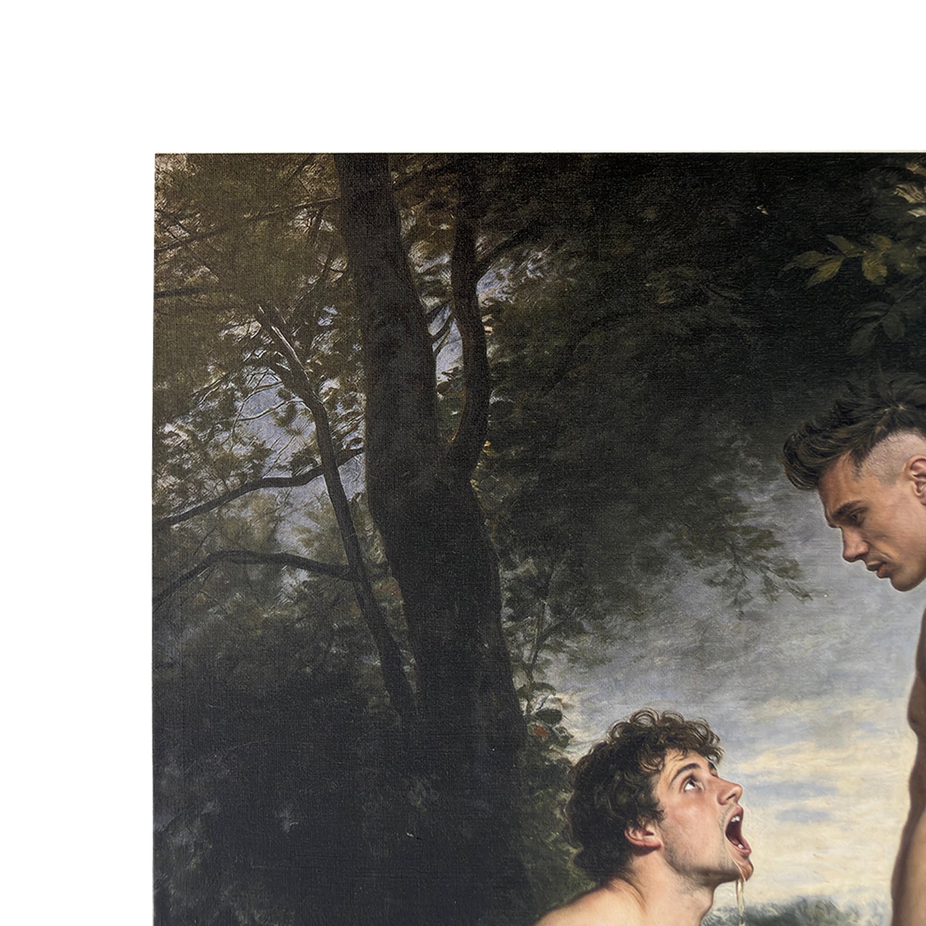 The "Supplicant" Original Art Canvas Board Print Multiple Sizes
