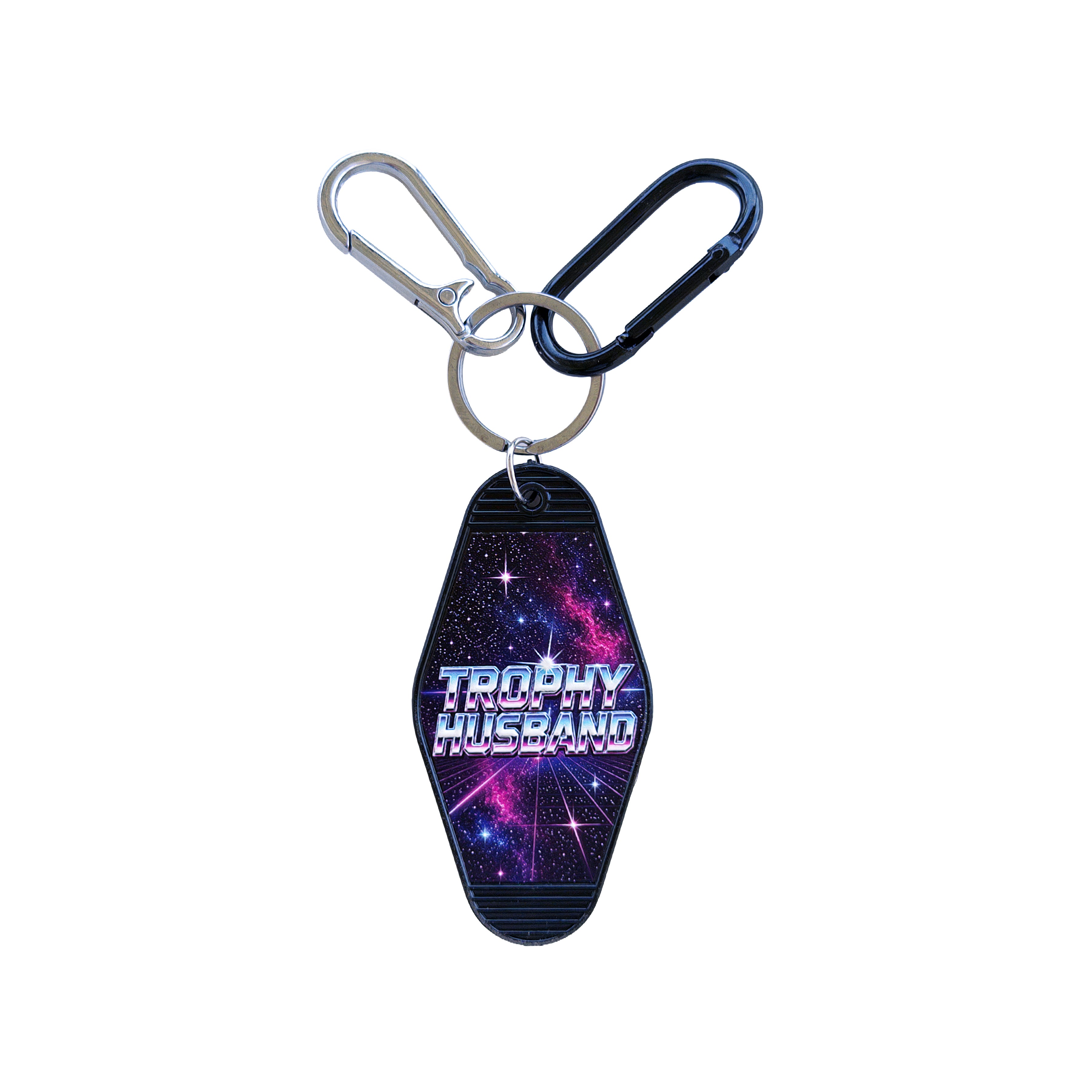Journey to The Black Star Bag Charm Stainless Steel Carabiner and Matching Color Clip (Copy)