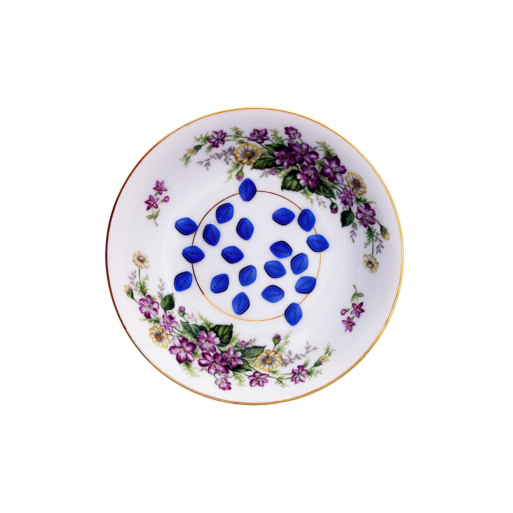 Viagra Upcycled Narumi Bone China Small Bowl 5" Wide  Home Giftware Catchall and Interior Design Accessory