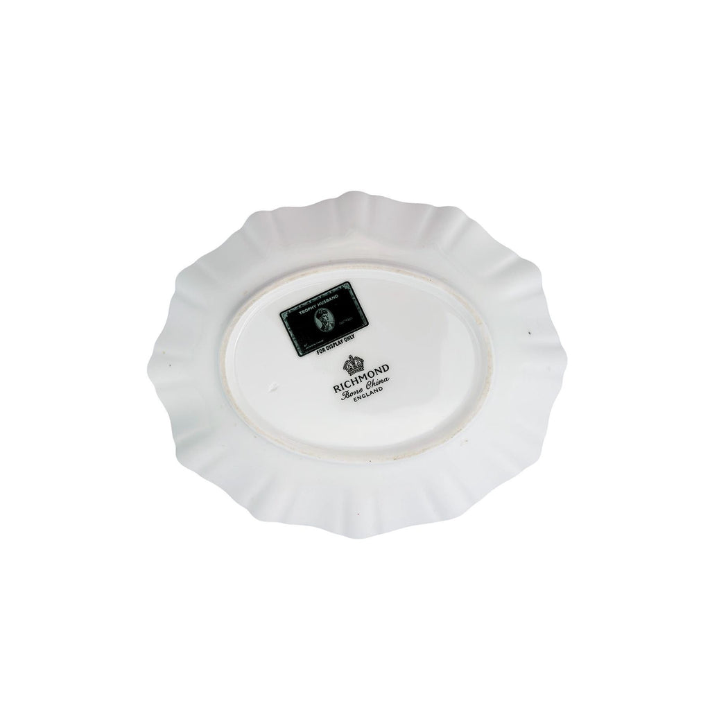 The Party Mix Bowl Upcycled Richmond Bone China Small Dish 5.5"x4.5" Home Catchall Accessory