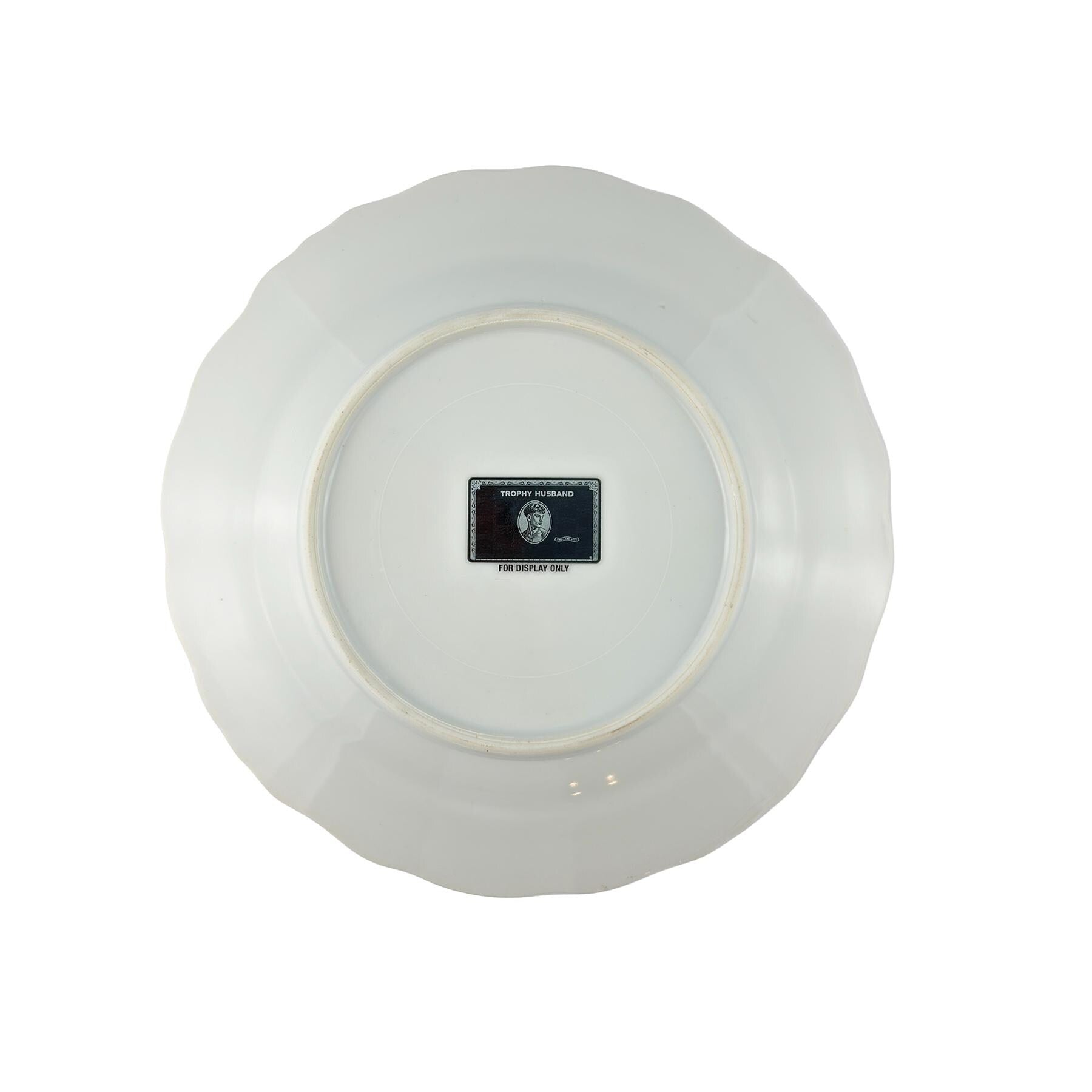 Yes Daddy Vintage China Art Plate 8" Round