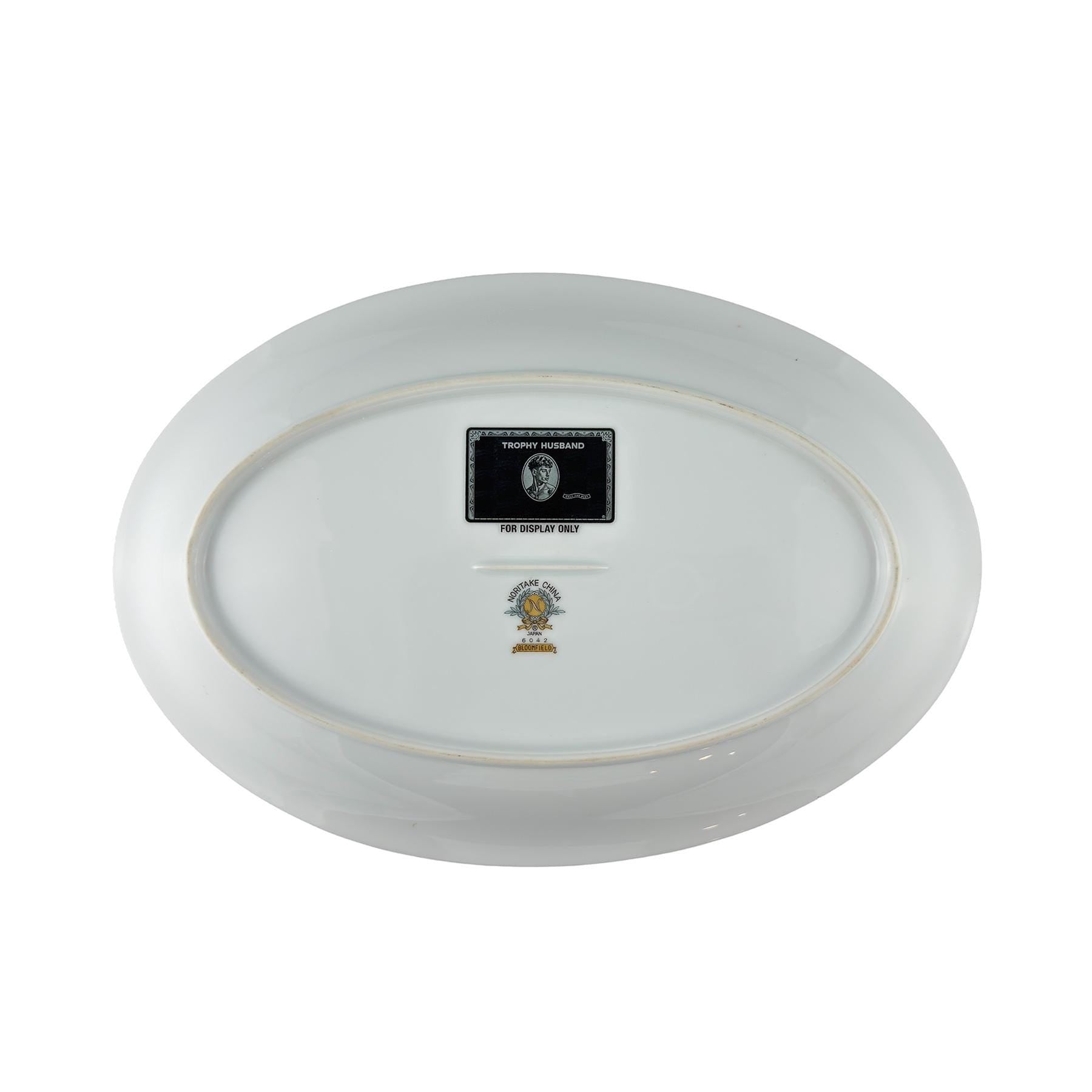 Harder Daddy Vintage China Platter by Trophy Husband 12"x8"