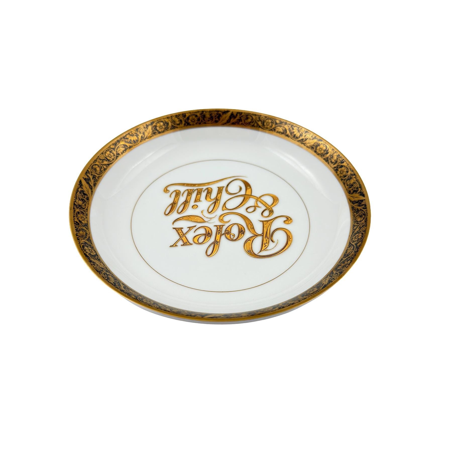 Vintage Bristol Fine China Bowl: "R•lex & Chill" Display Dish