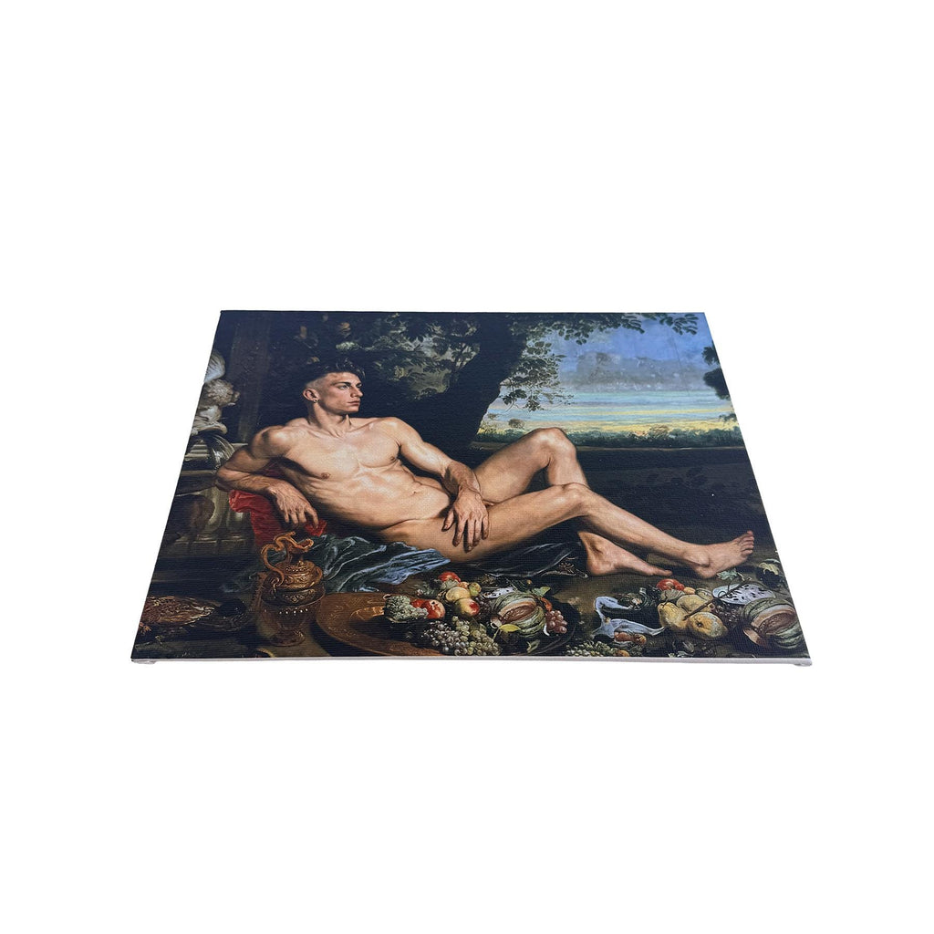 Still Life Trade - Modern Male Nude Still Life Canvas Board Print Original Artwork by Trophy Husband Multiple Sizes