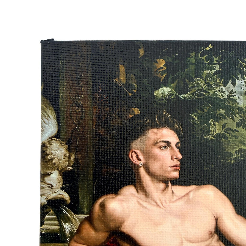 Still Life Trade - Modern Male Nude Still Life Canvas Board Print Original Artwork by Trophy Husband Multiple Sizes